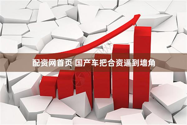 配资网首页 国产车把合资逼到墙角